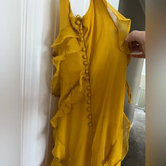Petal & Pup Yellow Ruffle Maxi Dress - Picture 10 of 11